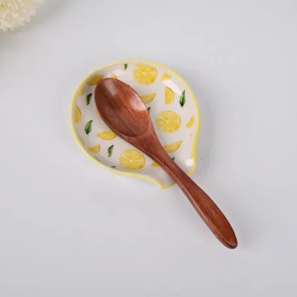 Ceramic Spoon Rests for Buffet: Porcelain Sauce Dish & Cooking Spoon Holders