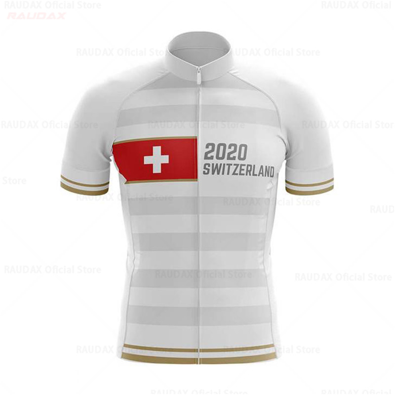2020 Switzerland Cycling Jerseys Summer Short Sleeve Shirts Men Bicycle Clothing Maillot Ropa Ciclismo Racing Tops Bike Clothes
