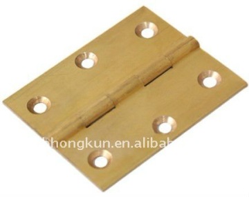Brass furniture door hinge