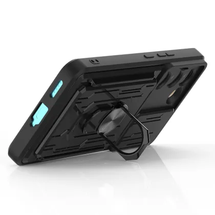 360° Ring Holder & Card Slot Car Mount Phone Case for Vivo V30 Lite 5G