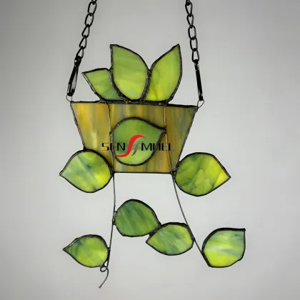 Wholesale Tiffany Style Stained Glass Christmas Decoration Pendants: Custom Handmade Crafts