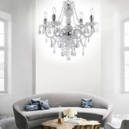 Luxurious Crystal Chandelier - Modern European Murano Glass Pendant Light for Hotel Wedding Decor