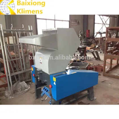 Waste plastic pipe/tube crushing shredding machine
