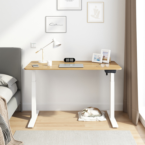 Single Motor Height Adjustable Desk For Small Space