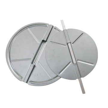 Round Adjustable Air Duct Butterfly Control Damper Blades for HVAC Systems