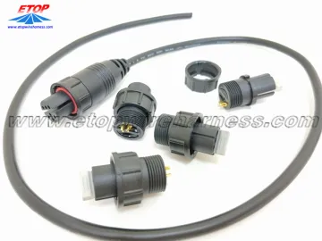 IP68 waterproofing connectors overmolding cable