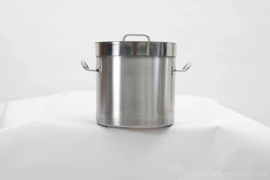 Hard stainless steel stockpot