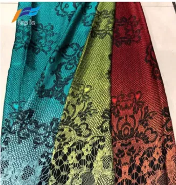 Breathable 100% Polyester Printed Abaya Black Satin Fabric