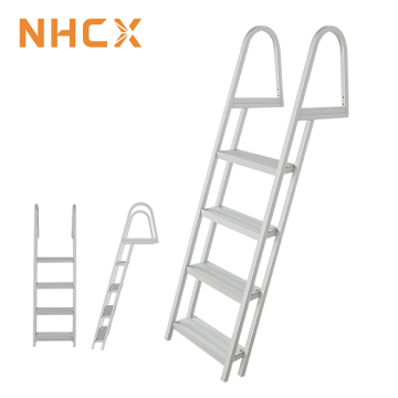 NHCX Deniz 4 Adımlı Alüminyum Tekne Merdiveni Havuz ve Tavan Arası