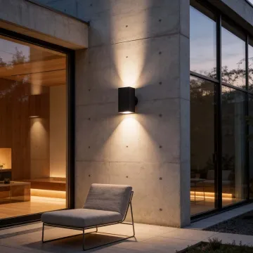 Waterproof Square Bracket Lights Led Outdoor Wall Lamps