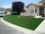 Beautiful S shaped residential artificial grass, make your garden special