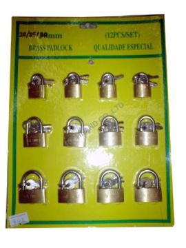 12pcs padlocks