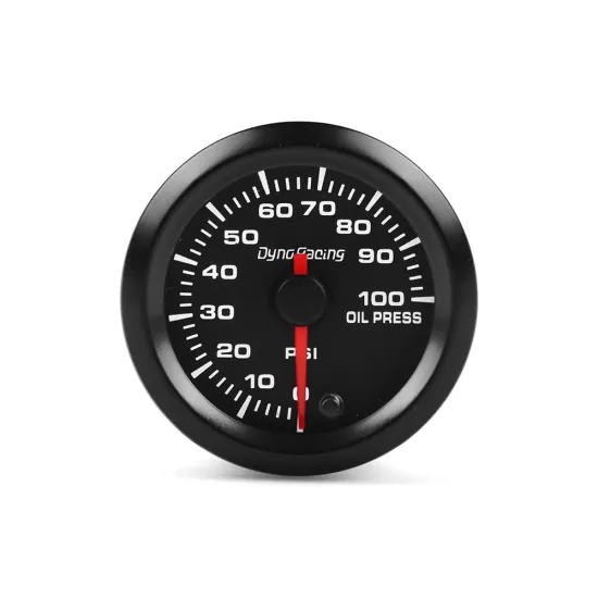 2" 52mm 7 Colors LED Car Oil Pressure Gauge with 0-100PSI Range and High Speed Motor Sensor