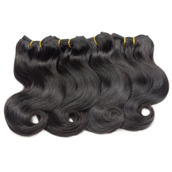 4 strands of Brazilian wavy real human hair tresses 8 inches short braided Brazilian real human hair Elf hair extension
