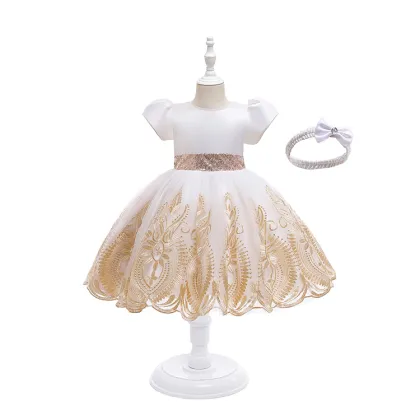 Kids Clothing Embroidery Dress