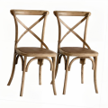 أثاث منزلي حديث Soild Soild Wooden Kining Kair Seat Outdoor Club Chair Patio Garden Furniture Careable Craf