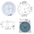 Bañera de baño redondo acrílico pequeño masaje