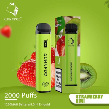 Disposable Gunnpod 2000 Puffs Vape-5% Nic