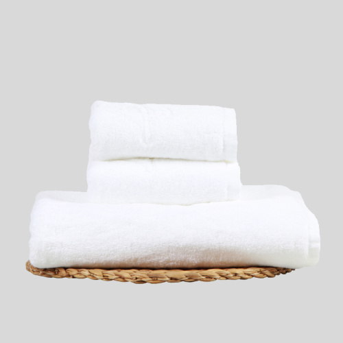 Basics 100% Cotton Plain White Thick Bath Towel