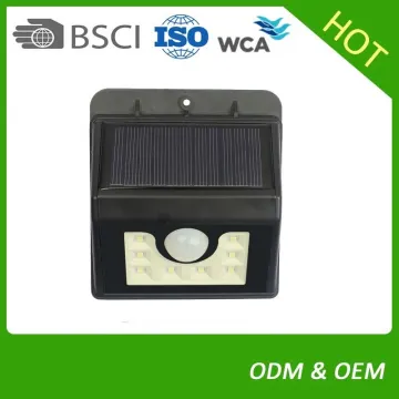 Decorative Wall Mounted Outdoor Solar Step Wall Lights Waterproof