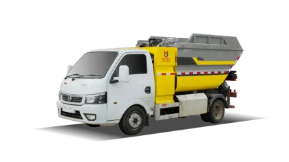 5 cubic meters Electric Hooklift garbage truck