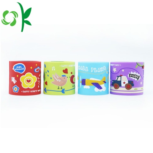 Cartoon tay áo silicone chịu nhiệt cho chai