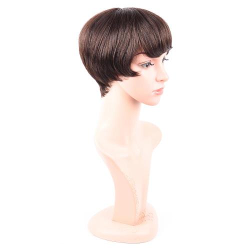 SHORT WIG NATURAL HAIR MADE