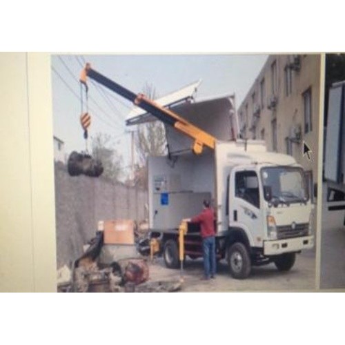 Mobile Repairing Service Truck on road high way