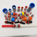 25 Bar 8/6mm plastic pushfit microduct coupler connector