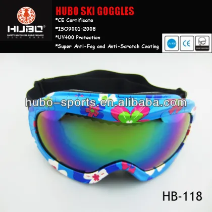 snow sports down hill safety goggles for kids