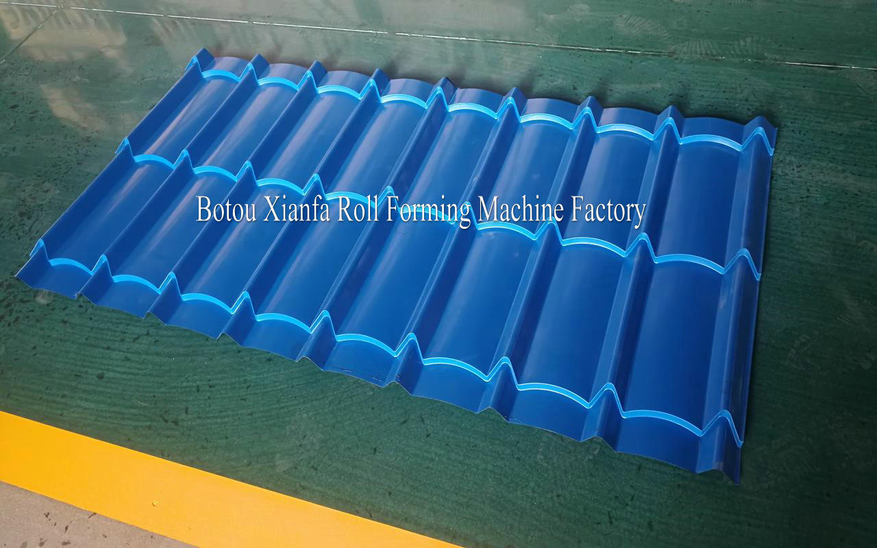 Glazed Tiles Roof Machine