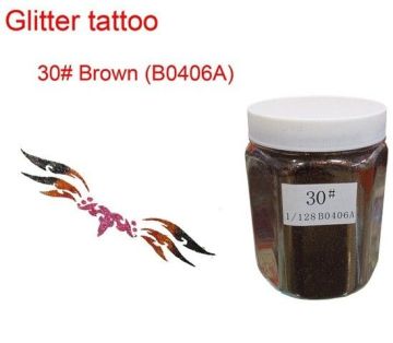 Non-toxic Creative Body Art  Temporary Tattoo Kits 1kg Bottle Brown Fluorescence