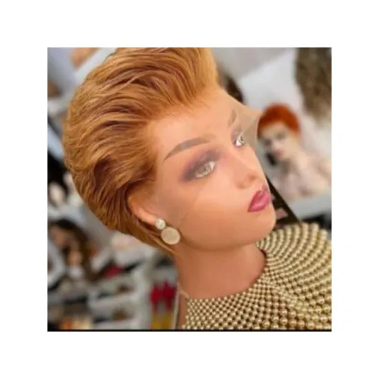 JOYWIGS Orange Pixie Bob Lace Wig: A Bold and Stylish Choice for Women