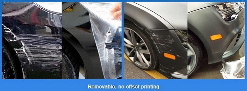 Removable Vehicle Paint Protection Film