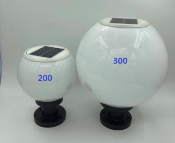 Lampada a colonna 300 da giardino a luce solare