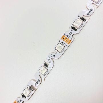 S-Shaped RGB LED Flexible Strip Light: 12V SMD5050/2835 Strip with Bendable Design