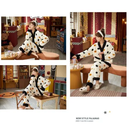women's winter coral fleece pajamas