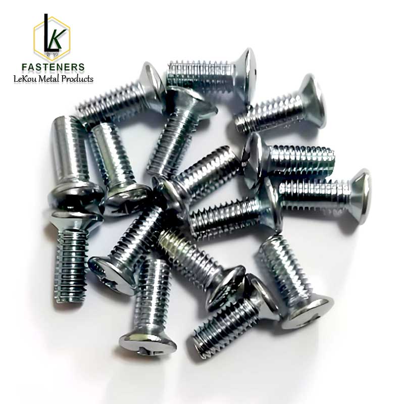 Phillips Oval Head Screws-Steel