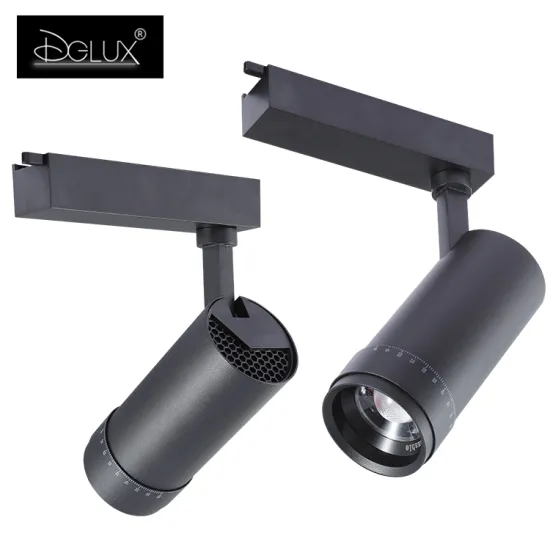 DGLUX Manufacturer Modern Black Aluminum LED Track Light - Anti-glare, Embedded, 10W/20W/30W