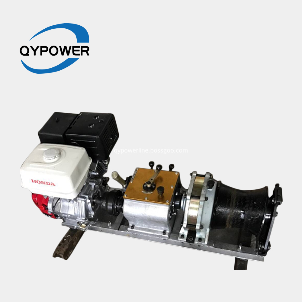 engine powered winch
