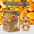 Wholesale Zbood Tiger Pod 8000puffs 16ml Disposable Vape