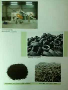 Not burn tire recycling machine plant