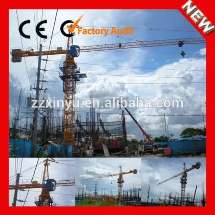 Hot Sale QTZ100 Fixed Type Automatic Self Lifting scm Tower Crane