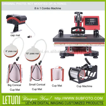 8 in 1 Combo Heat Press sublimation machine
