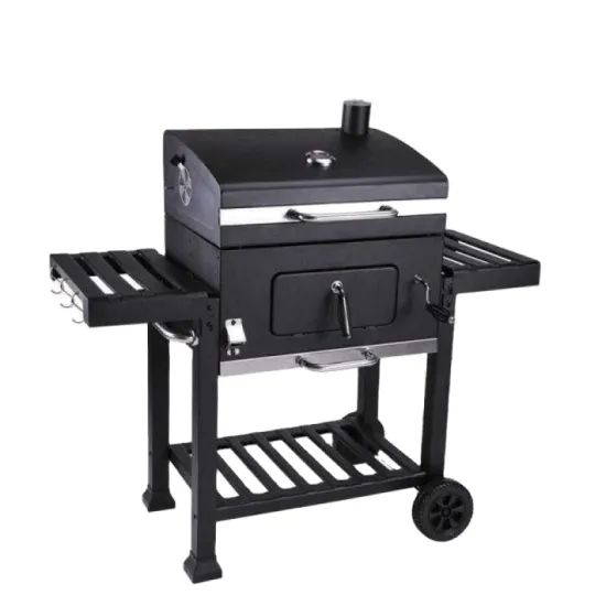 Classic BBQ Charcoal Grill Trolley Novelty No Smoke BBQ Luxury Charcoal Barbecue Grill