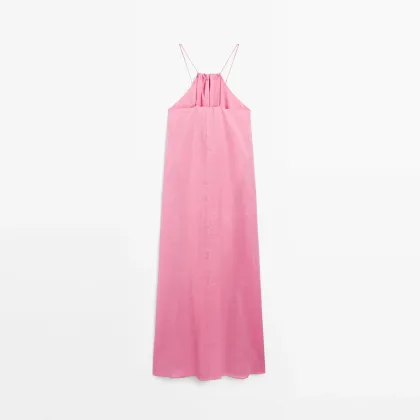 Women's Romantic Lady Island Vacation Style Lightweight Strap Dress