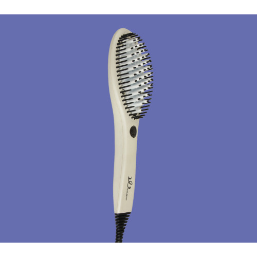 Hair Straightening White Handy Brush