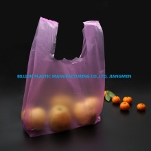 Purple Plastic Shopping Bag