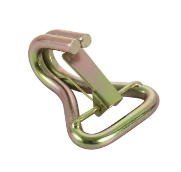 38mm 3 Ton Double J Hooks with Safety Latch: Reliable Cargo Lashing Solutions