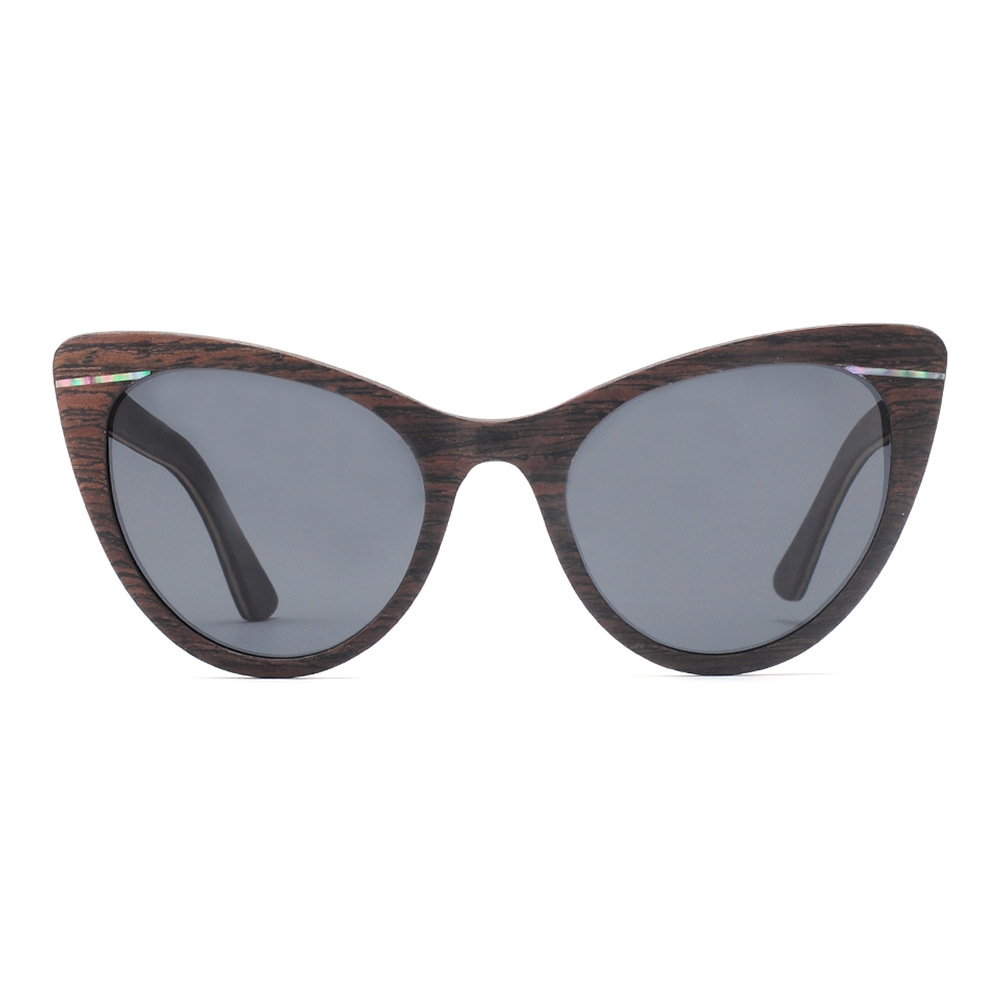 Cat Eye Wooden Sunglasses For Men